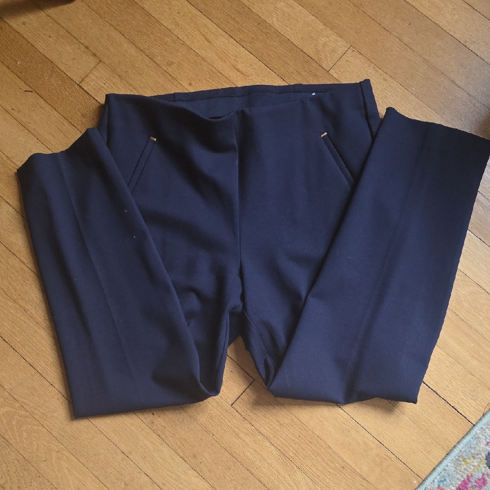 Chico's Classic Navy Trousers, Size 2.5 (XL)